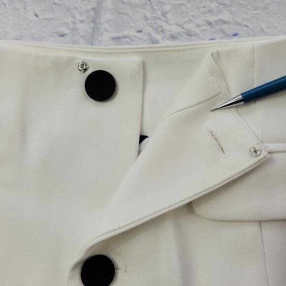 Chrissy Teigen x Revolve Josiah White Button Front Skirt size Small - Picture 7 of 10